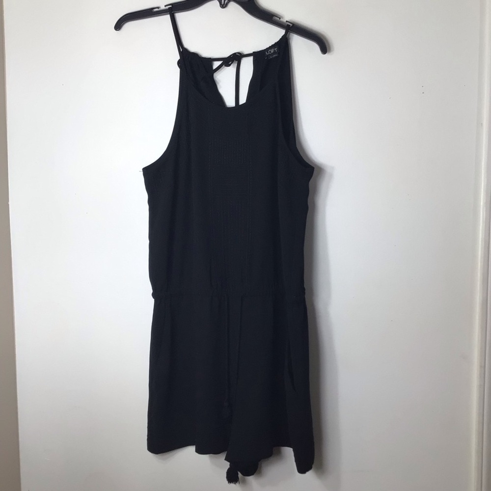 Loft romper small black women